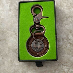LUCKY Brand Leather Keychain